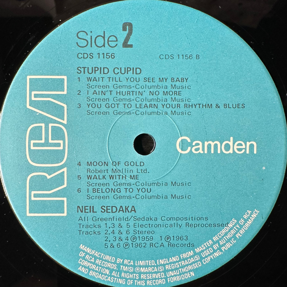 Neil Sedaka ‎– Oh Carol 3LP (Англия)