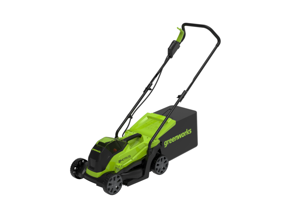 Газонокосилка аккумуляторная 24V Greenworks GD24LM33 б/щ 33см 30л 12.5кг без АКБ и ЗУ