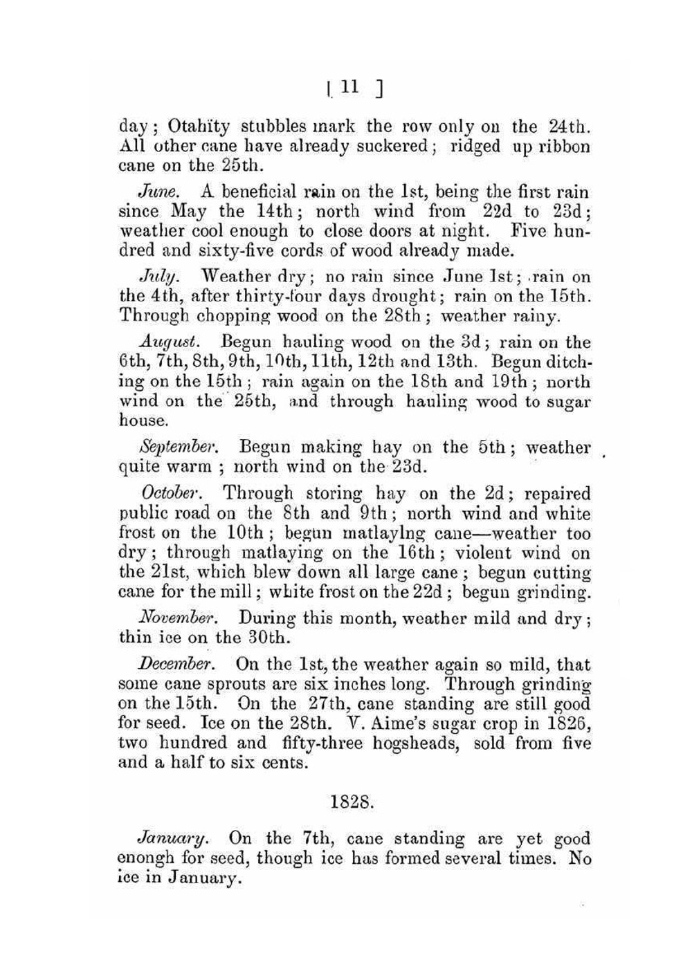 Plantation diary of the late Mr. Valcour Aime, formerly proprietor of the plantation known as the St. James sugar refinery, situated in the parish of St. James, and now owned by Mr. John Burnside | A.Valcour