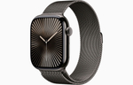 Apple Watch Series 10, 42 мм, титан Серого цвета, миланский сетчатый браслет