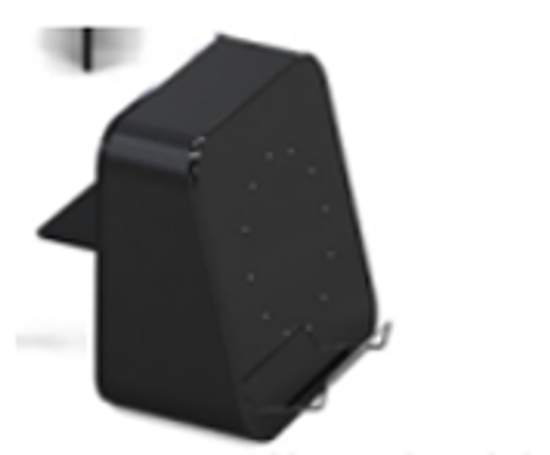 Трековая беспроводная зарядка для врезного трека, скрытый монтаж, цвет панели черный, торцы черный