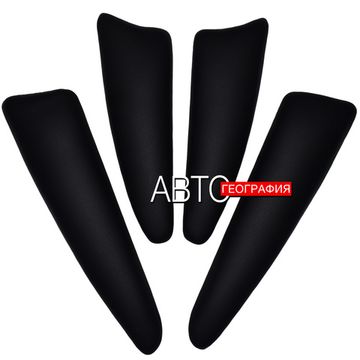 Мягкие накладки на ручки дверей Kia Ceed (2006-2012) из экокожи