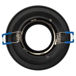 Светильник встраиваемый алюминиевый ЭРА KL100 BK под лампу MR16 GU5.3 черный