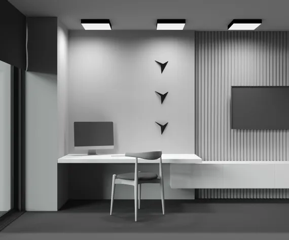 Потолочный светильник Зон / Zon 45 Вт 4000 К 120° Technical c032cl-45w4k-sq-b