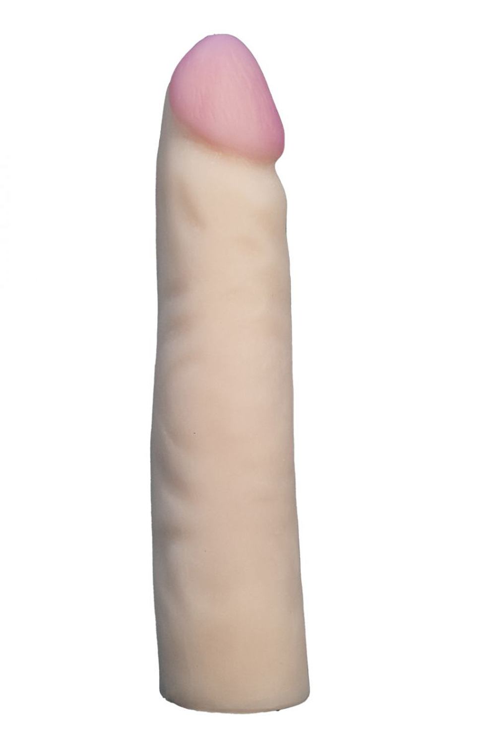 Телесная насадка харнесс из неоскин - 17,5 см. (Цвет: телесный)