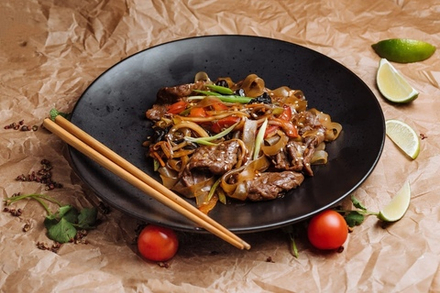 WOK с говядиной