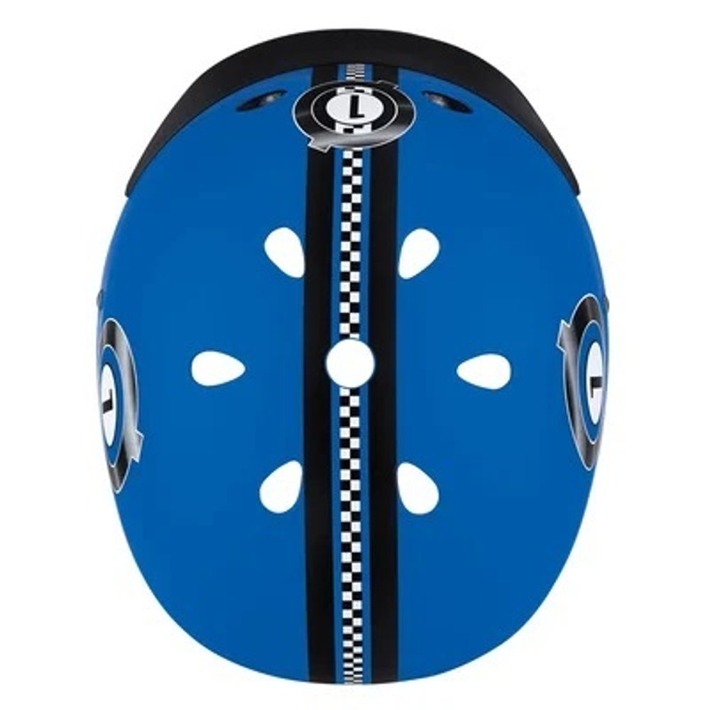 Шлем детский Globber Elite Lights XS/S (48-53CM) синий