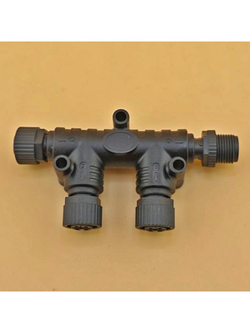 NMEA 2000 M12 5pin коннектор 4 порта