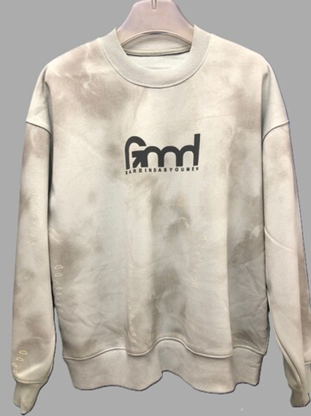 Стильная оверсайз толстовка 100% хлопок