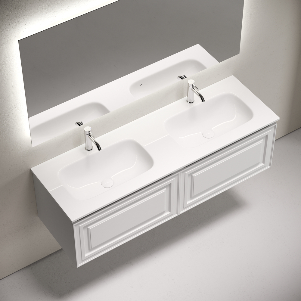 Тумба подвесная Sancos Very c одним ящиком 690х445х406, Bianco, VR70W