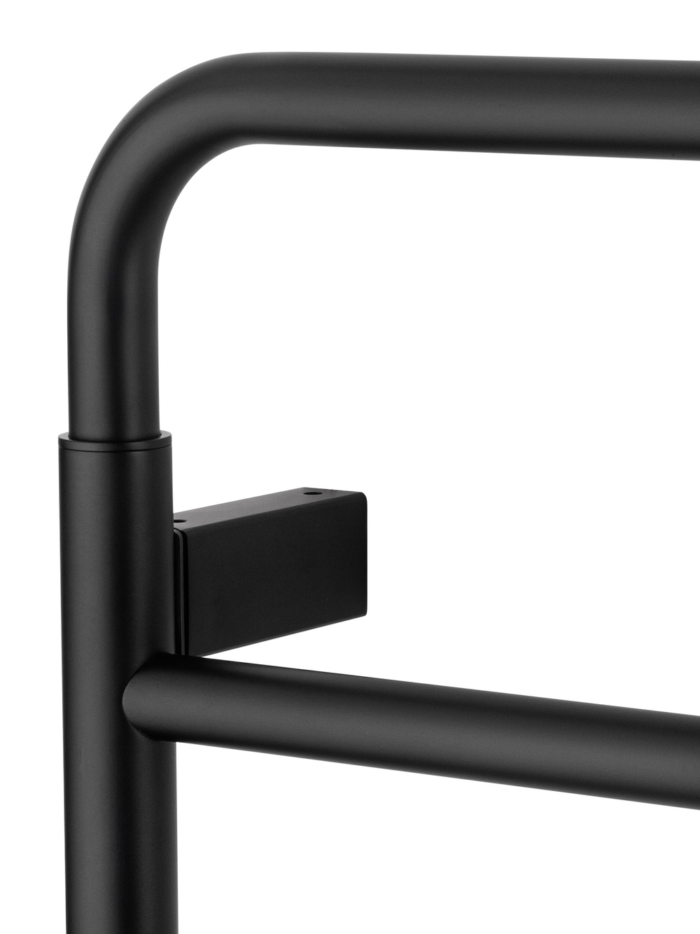 Полотенцесушитель электрический WONZON & WOGHAND WISMAR, Черный матовый (WW-AL201-MB)