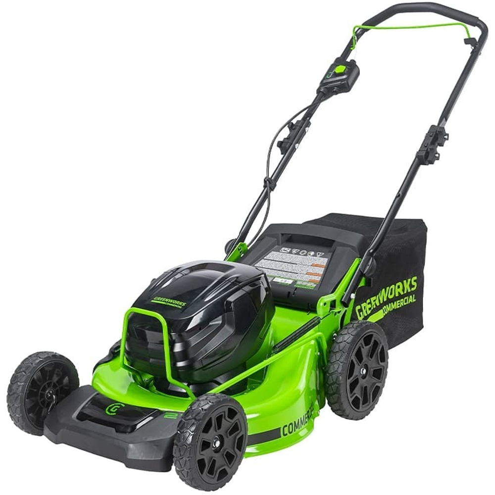 Газонокосилка аккумуляторная Greenworks GC82HPLM51, 82V, 51 см, бесщеточная, с 1хАКБ 5 Ач и ЗУ (2518907UB)