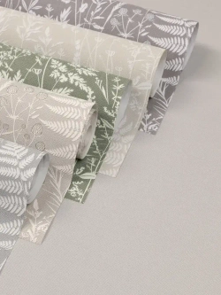 Обои флизелиновые 1,06 RENOWA 38201-02 Pole Текстильный фон Лён Рогожка Матовые Бежевые Метровые