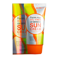 Солнцезащитный крем без содержания масел SPF50+ PA+++ FarmStay Oil-Free UV Defence Sun Cream 70мл