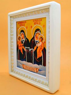 Быстрослышащая и Быстроотвечающая икона Божией Матери ручной работы.