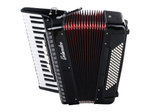 GH2017H-3-BLACK Аккордеон 37/96/7+3, черный, Gelander