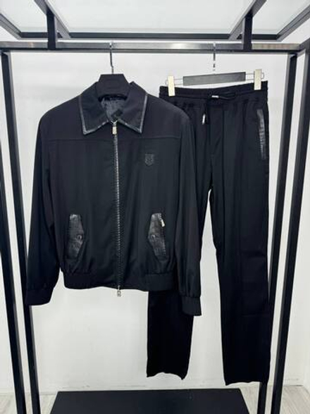 Спортивный костюм Billionaire вставка из кожи крокодила