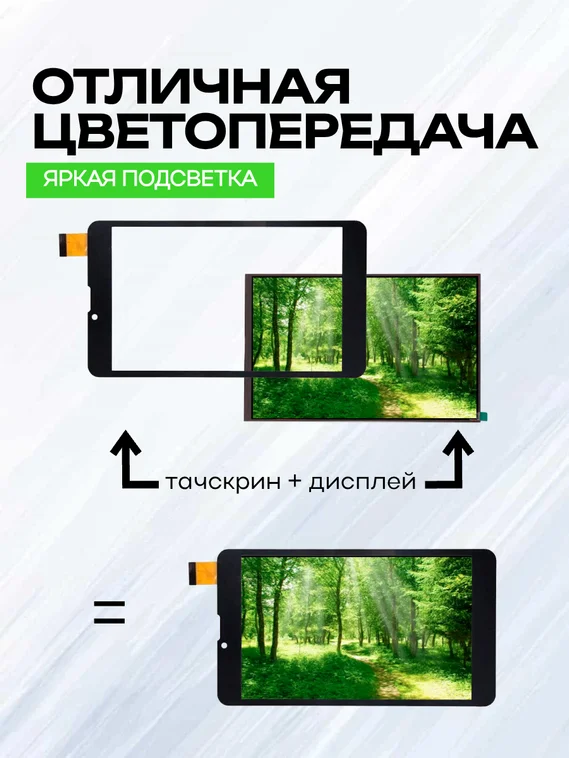 Комплект дисплей и тачскрин для BQ 7000G Charm 3G