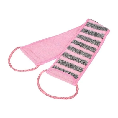 Мочалка Женская лента, 10см (10х74см с ручками), двусторонняя, medium/soft, Банные штуч