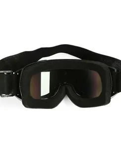 Очки-маска для езды на мототехнике, стекло хамелеон, цвет черный