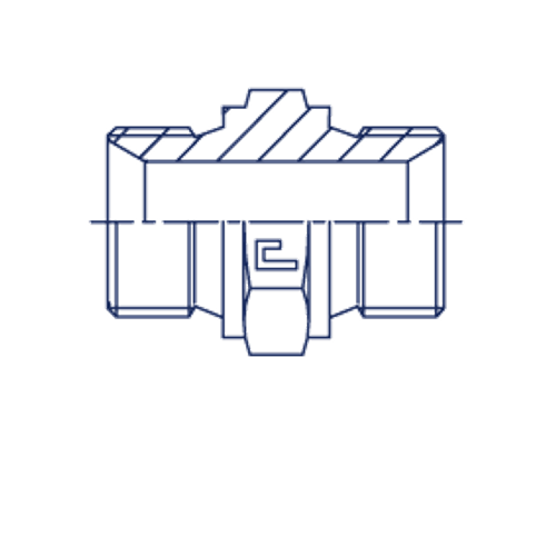 Соединение P BSP 1" BSP 2"