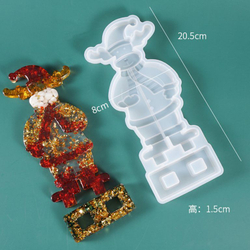 Силиконовый молд  «Олень  с подставкой»  (размер формы 20.0*8.0 см)