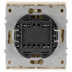 Переключатель ЭРА Arktik 16-1106-04 двойной 10АХ-250В шампань | Эра Arktik