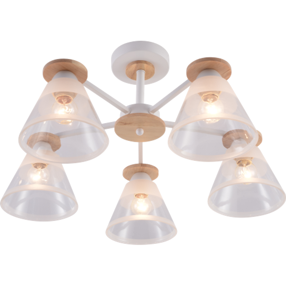 Люстра Rivoli Theothila 9177-305 5 х Е27 60 Вт модерн | Rivoli