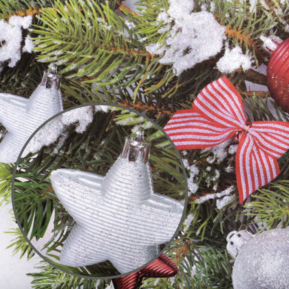 Украшение для окон и стекла ЗОЛОТАЯ СКАЗКА "Новогодняя композиция 2", 30х38 см, ПВХ, 591248