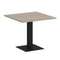 Onix Direct Стол квадратный O.SPRG-2 Дуб Аттик/Металл Черный 900*900*750