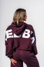 Худи Oversized Hoodie OWN YOUR POWER 433 Бордовый