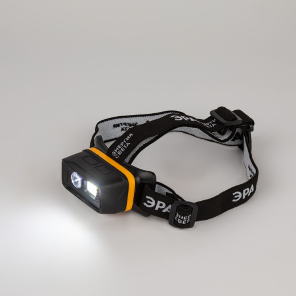 Фонарь налобный светодиодный ЭРА Рабочие Практик GA-811 налобный аккумуляторный 5W