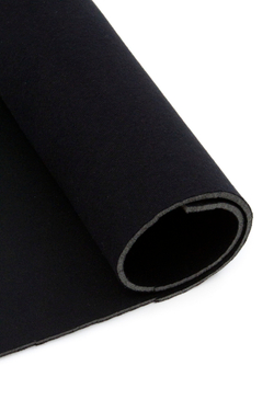 Поролон бельевой черный ламинированный толщина 3 мм отрезами