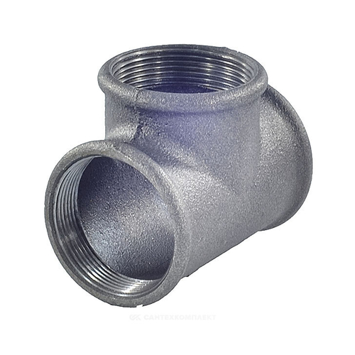 Тройник прямой чугун Ду 40 (1 1/2") ВР/ВР Fittex