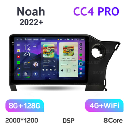 Teyes CC4 Pro 10,2" для Toyota Noah 2022+ (прав)