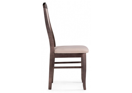 Стул деревянный Woodville Гроджин бежевый, орех, ножки орех