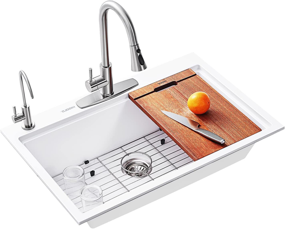 Кухонная мойка, 840x560x240 мм, 1 чаша