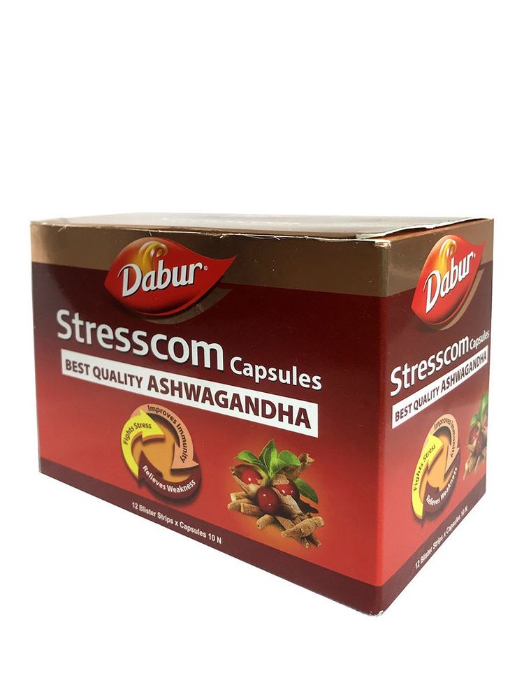 Капсулы Dabur Stresscom Ashwagandha 120 шт