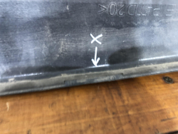 Накладка юбки заднего бампера RAV4 IV XA40 15-19 Б/У Оригинал 5240542010