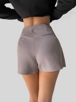 Юбка-шорты Yu Ze Fashion 2019231 однотонная на молнии сзади