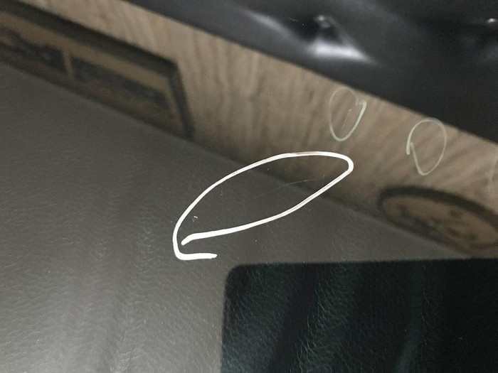 Стекло двери заднее правое VW Polo Sedan (2010-2020)