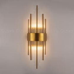 Бра Cloyd CARTEL-B W2 / выс. 60 см - латунь (арт.20202)