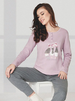 Пижама Goose из интерлока (Размер: M) (Цвет: сиреневый)