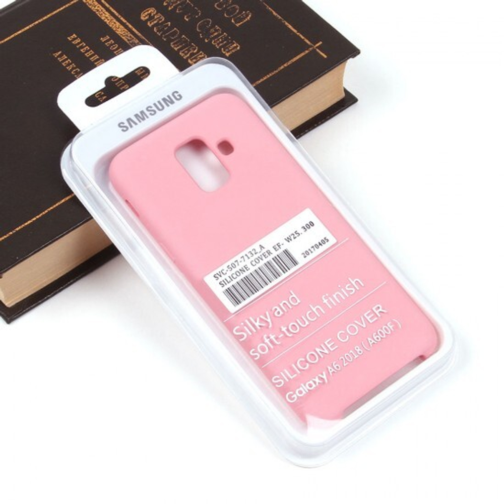 Панель Soft Touch для Samsung Galaxy A6 (2018), 007001 Розовый