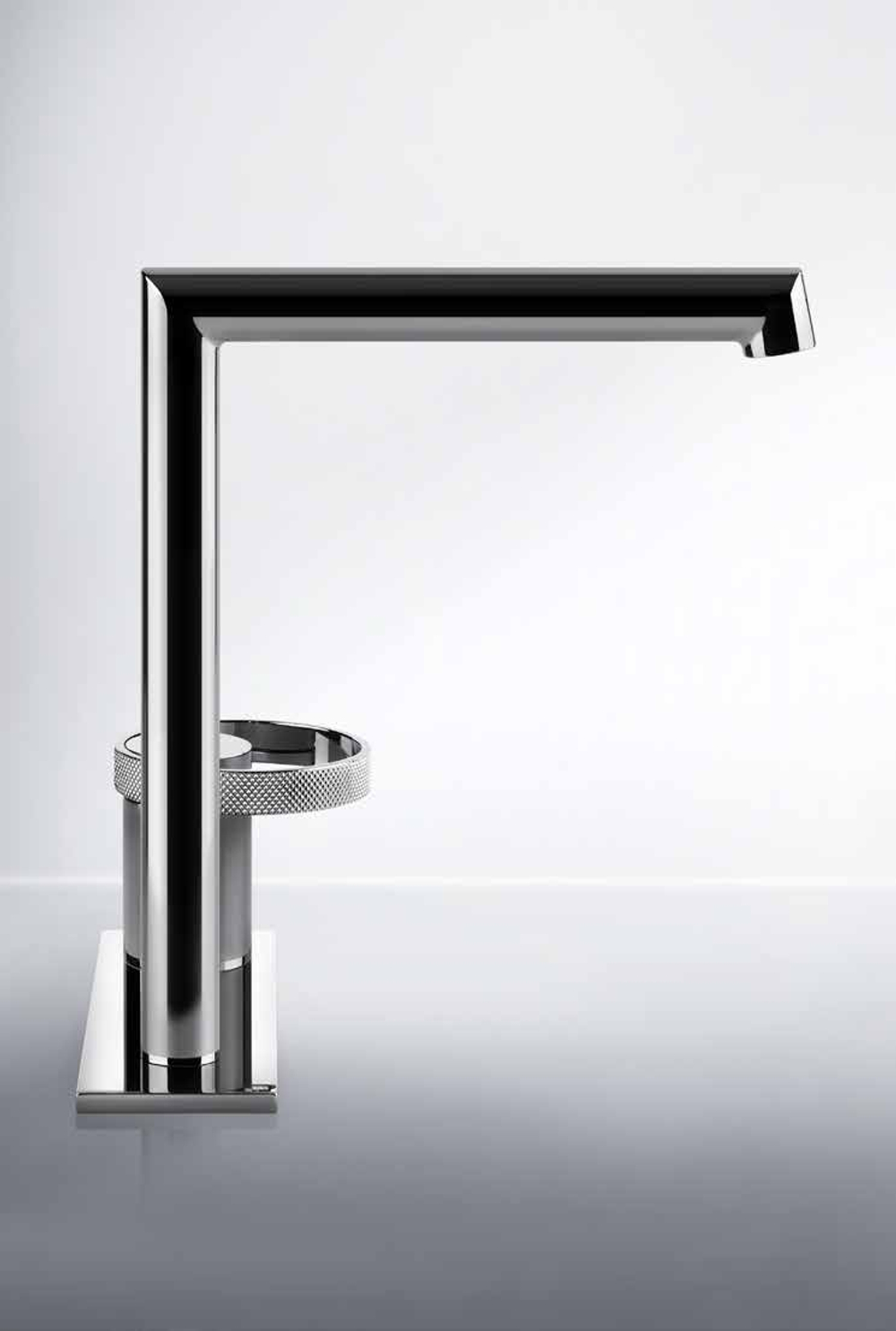 Смеситель для раковины Gessi Anello, без донного клапана, цвет Chrome