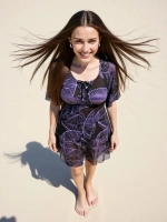 Купальник-платье слитный большой размер