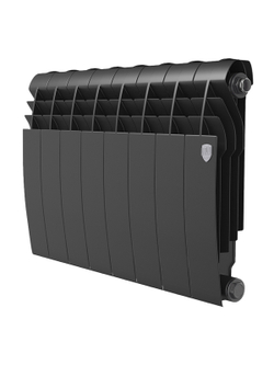 Радиатор биметаллический Royal Thermo BILINER B 350 Чёрный - 8 секц.