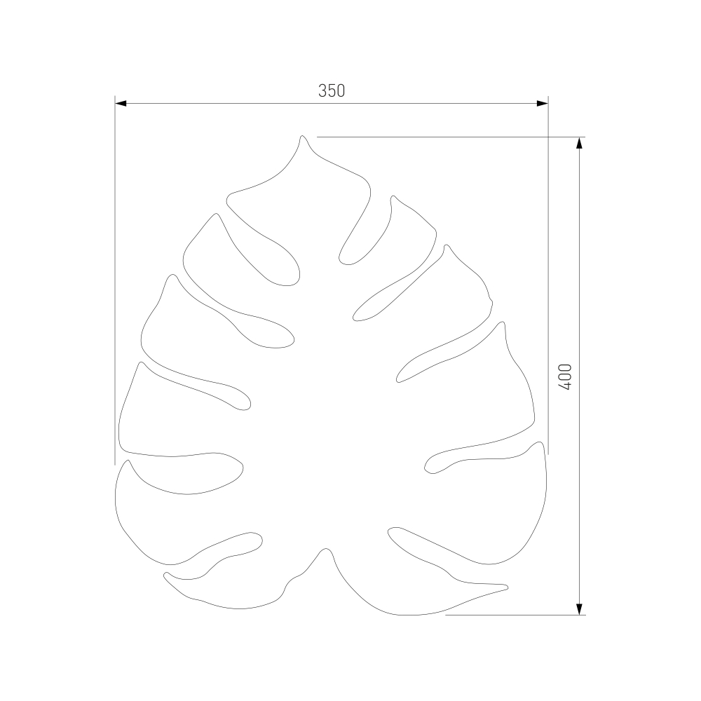 Настенный светильник 5422 Monstera