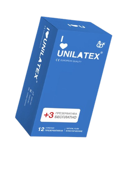 Классические презервативы Unilatex Natural Plain