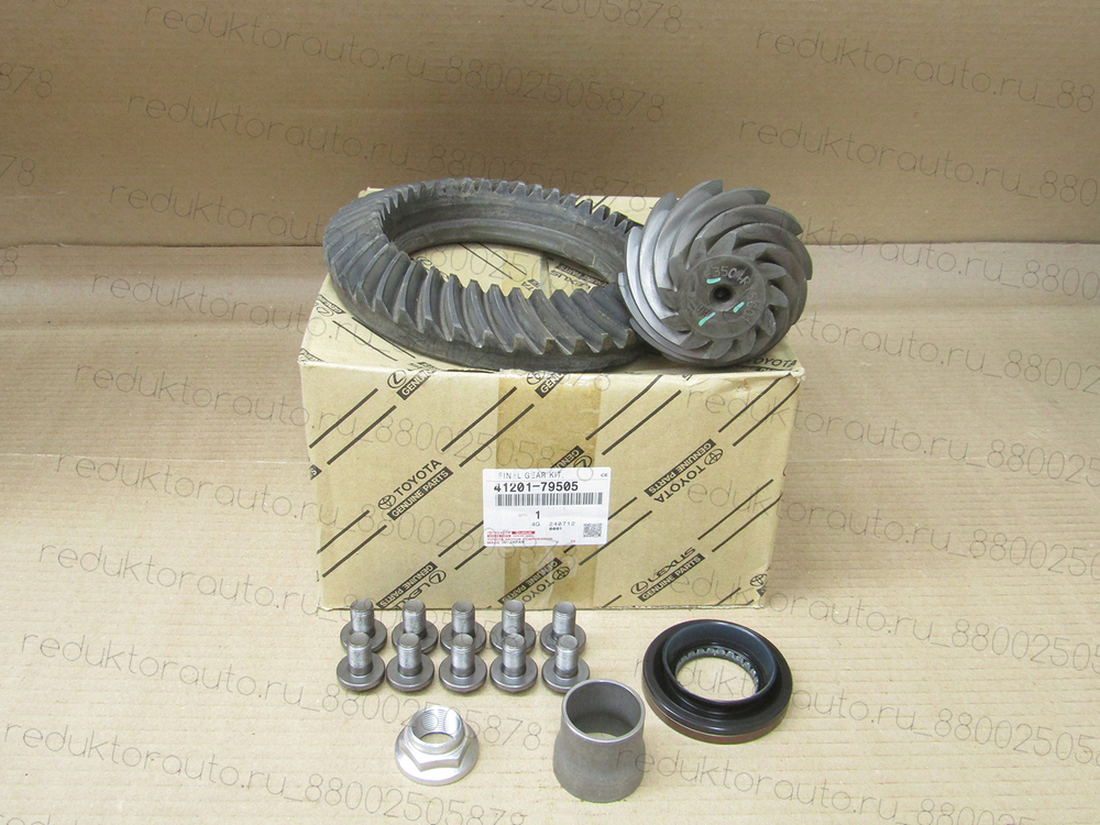 Главная пара 41/11=3.727 - переднего редуктора Прадо 120/150/Хайлюкс/Фортунер, FJ Крузер